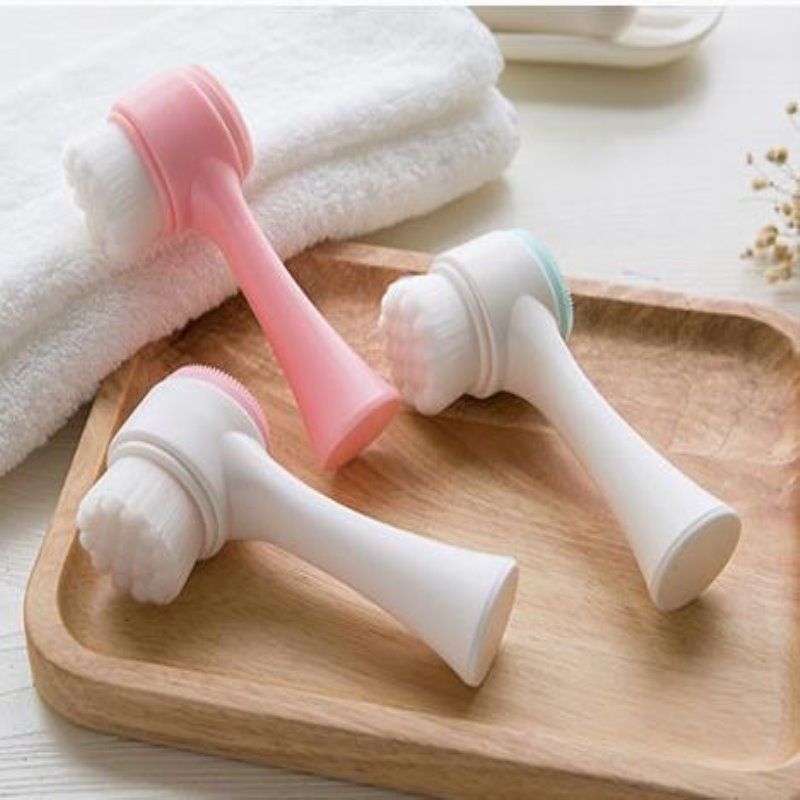 Silicone Washing Brush Hand-cleaning Brush Cleansing Cleans Double Massage Brush