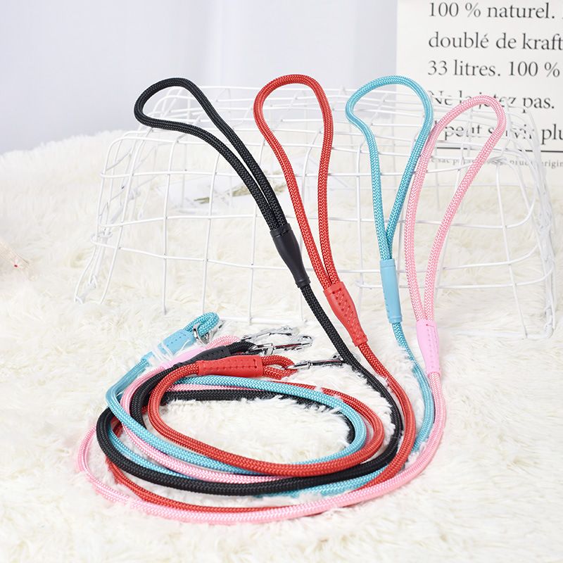 Psm New Dog Hand Holding Rope Dog Leash Dog Chain Golden Retriever Rope Pet Supplies Nylon Reflective Comfortable