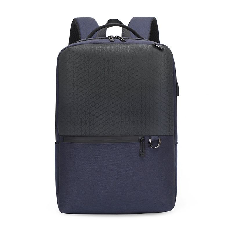 Business Casual Sac À Dos En Relief Derme Tissu Usb Hommes De Sac À Dos Sac À Dos 15.6 Pouces Pour Ordinateur Portable Sac