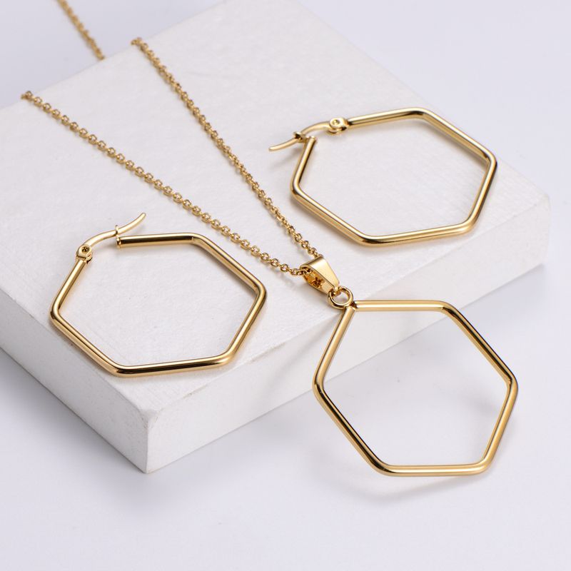 Stainless Steel 18K Gold Plated Simple Style Plating Doll