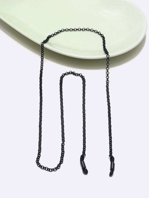 Non-slip Popular Metal Glasses Rope Black Glasses Pendant Handmade Glasses Chain