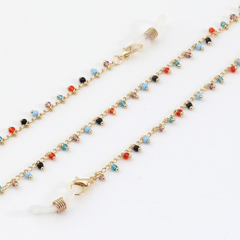 Small Color Beads Non-slip Handmade Glasses Chain Fashion Glasses Rope Lanyard Glasses Accessories