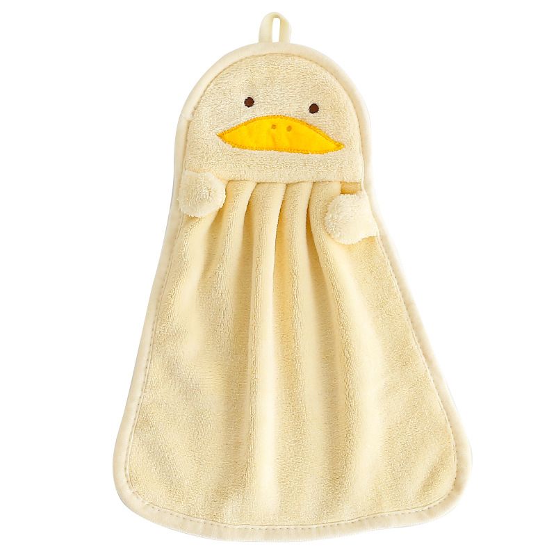 Cute Hand Towels Can Be Hung Absorbent Non-shedding Kitchen Household Quick-drying Hand Towels