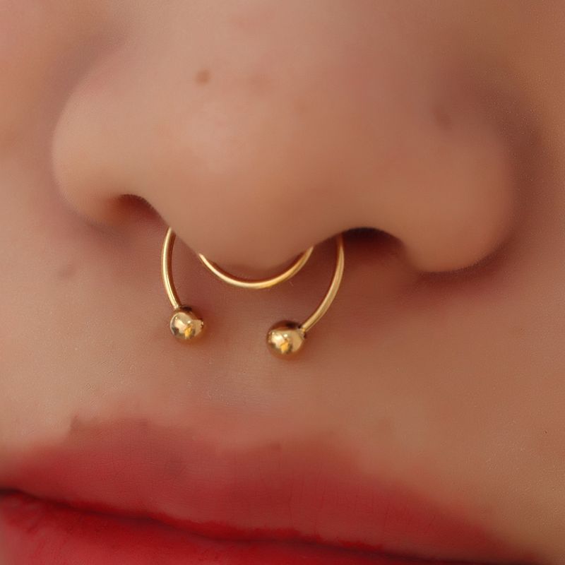 Stainless Steel Nose Clip U-shaped Non-perforated Nose Nails Nose Ring Piercing Jewelry