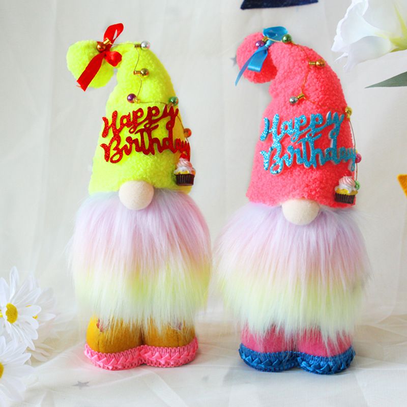 Hong Kong Love Happy Birthday Faceless Old Doll Decorations Dwarf Doll Plush Doll Holiday Gift