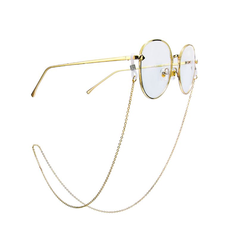 Golden Metal Chain Sunglasses Chain Fashion Sunglasses Anti-slip Hanging Chain Glasses Chain