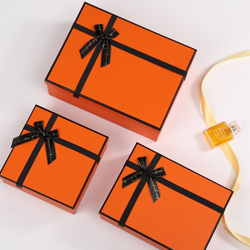 Rectangular Large Gift Box Birthday Gift Box Square Exquisite Clothing Cosmetics Paper Box