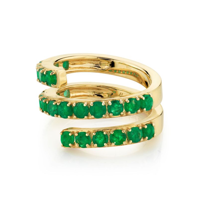 Europäischer Und Amerikanischer Mode Verzerrter Ring Verblasst Nicht, Kupfer Beschichtetes Gold Zirkon Design Sinn Sinn Fingerring Ins Gleiche Stil Schmuck