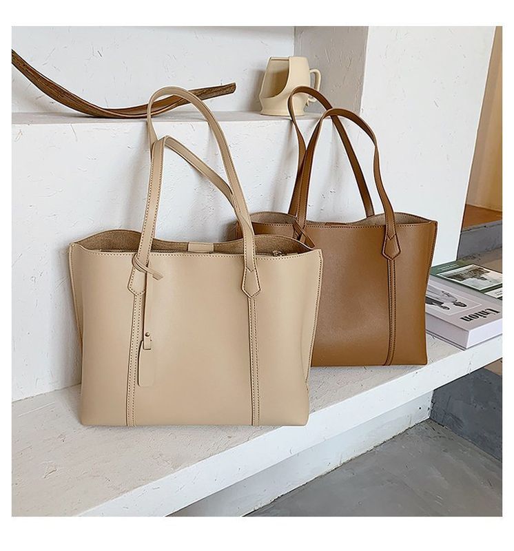 Taschen Mit Großer Kapazität Frauen Taschen 2020 Neue Trend Ige Rote Freizeit-einkaufstasche All-match Ins One-shoulder-handtasche