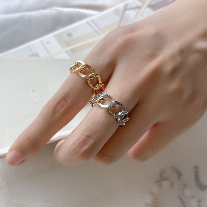 Simple Style Geometric Alloy Plating No Inlaid Women's