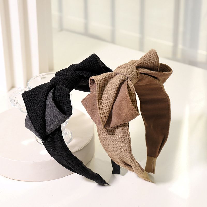 Fashion Fabric Hair Accessories Early Autumn Fashion French Bow Headband Wholesale