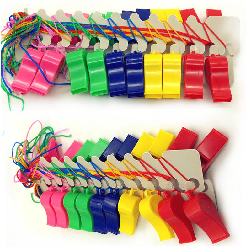 Sporting Goods Color Fans Whistle Whistle Children's Small Toys Cheer Up Sports Games Referee Plastic Whistle
