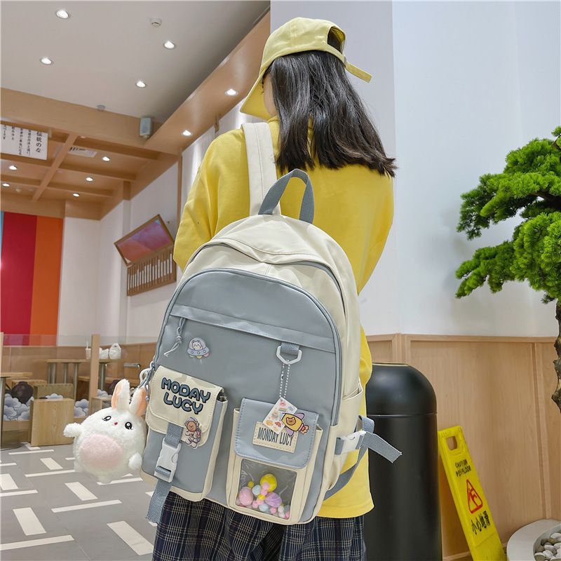 Summer Multi-layer Ultra-light High-capacity Students Backpack