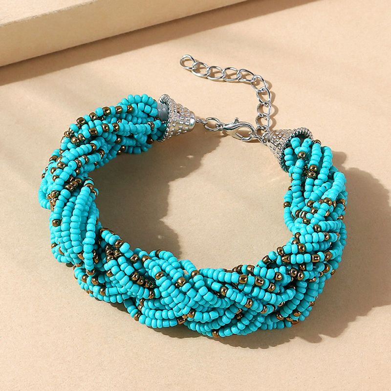 European And American Retro Ethnic Style Wild Creative Rice Bead Bracelet