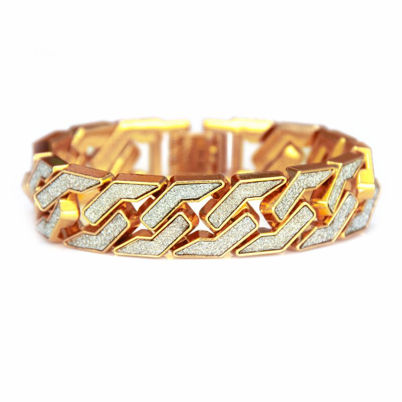 European And American Hip Hop Bracelet Star Glitter Geometric Bracelet Jewelry
