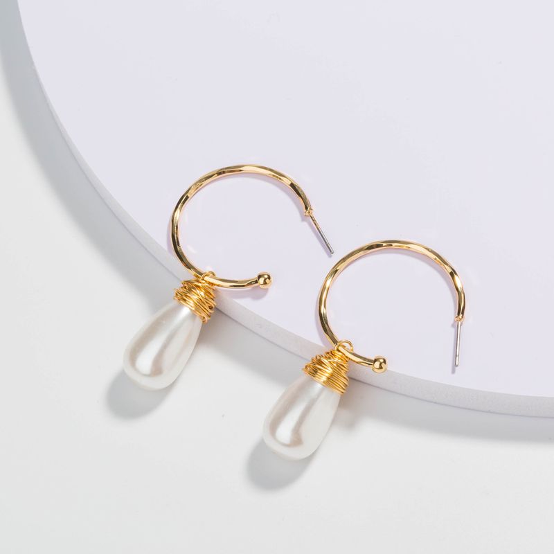 Mode Kreative Barocke Perlen Lange Ohrringe Großhandel