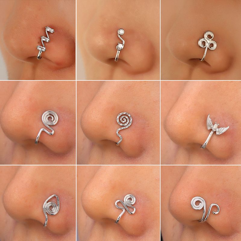Zircon U-shaped Nose Clip Nose Piercing Jewelry