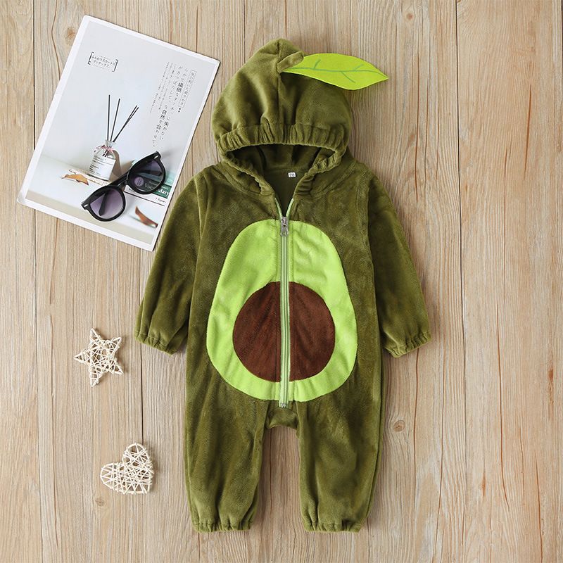 Spring And Autumn One-piece Hooded Long Sleeve Baby Romper Wholesale