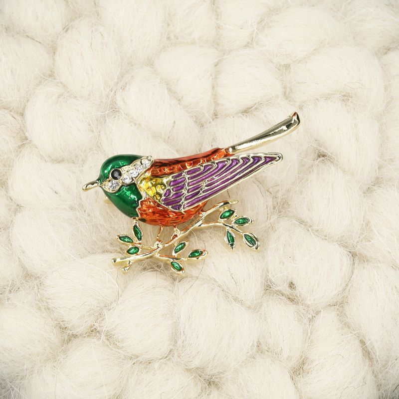 Fashion Cute Bird Brooch Wholesale Jewelry