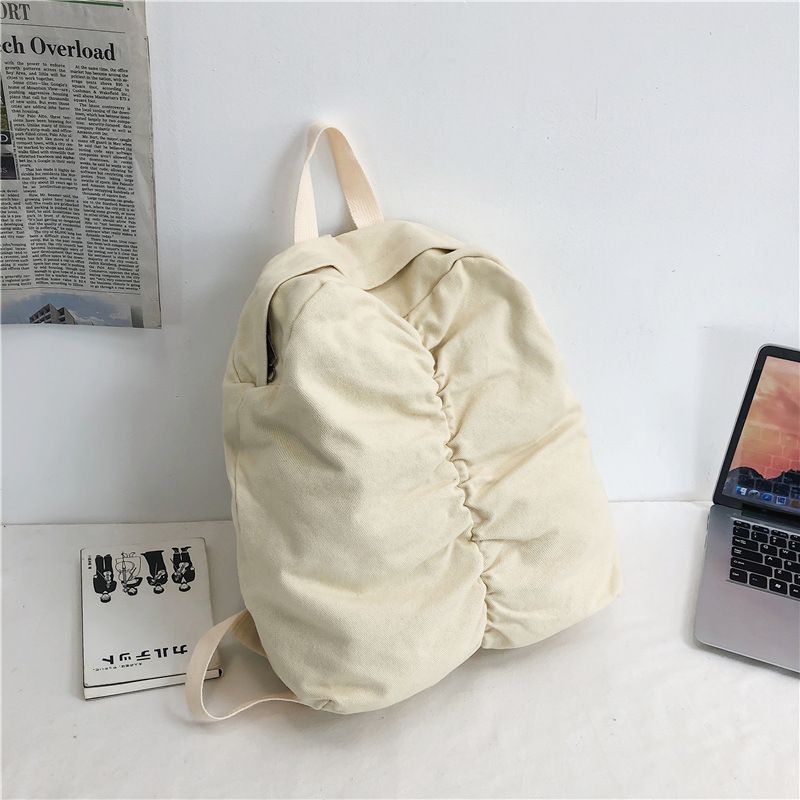 Korean High School Birthday Retro Canvas Backpack College Student Casual Backpack Female