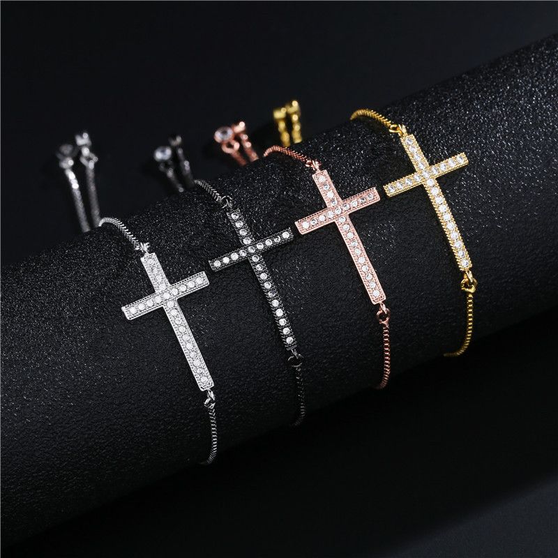 Nouveau Produit Bracelet Croix Classique Bijoux Réglables