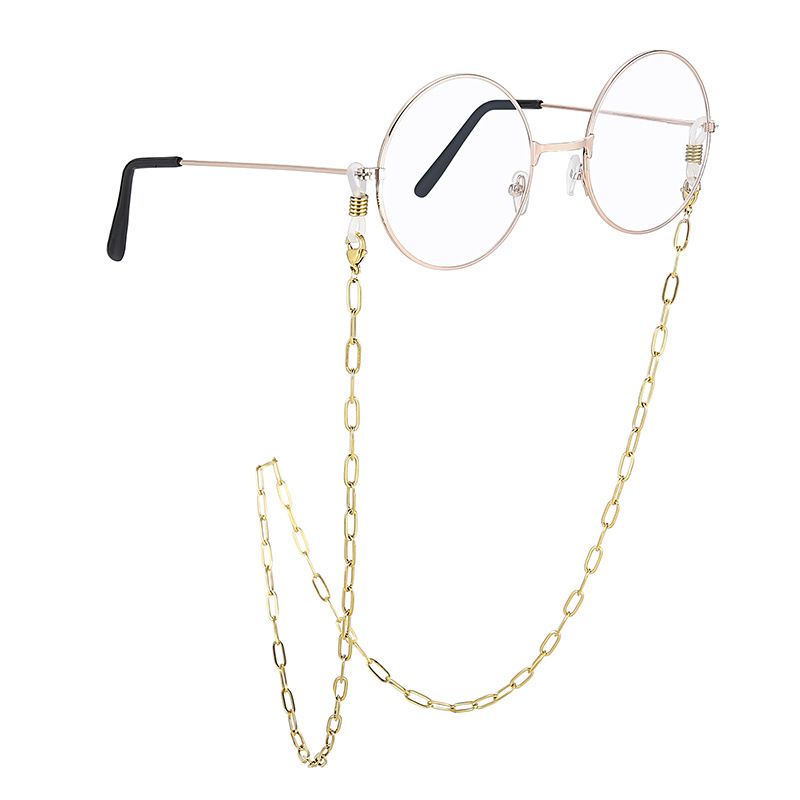 European And American Style Rectangular Stainless Steel Glasses Chain