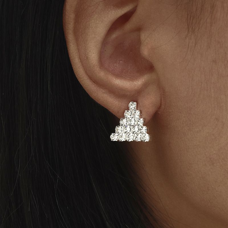 Geometric Triangle Earrings Korean Temperament Earrings