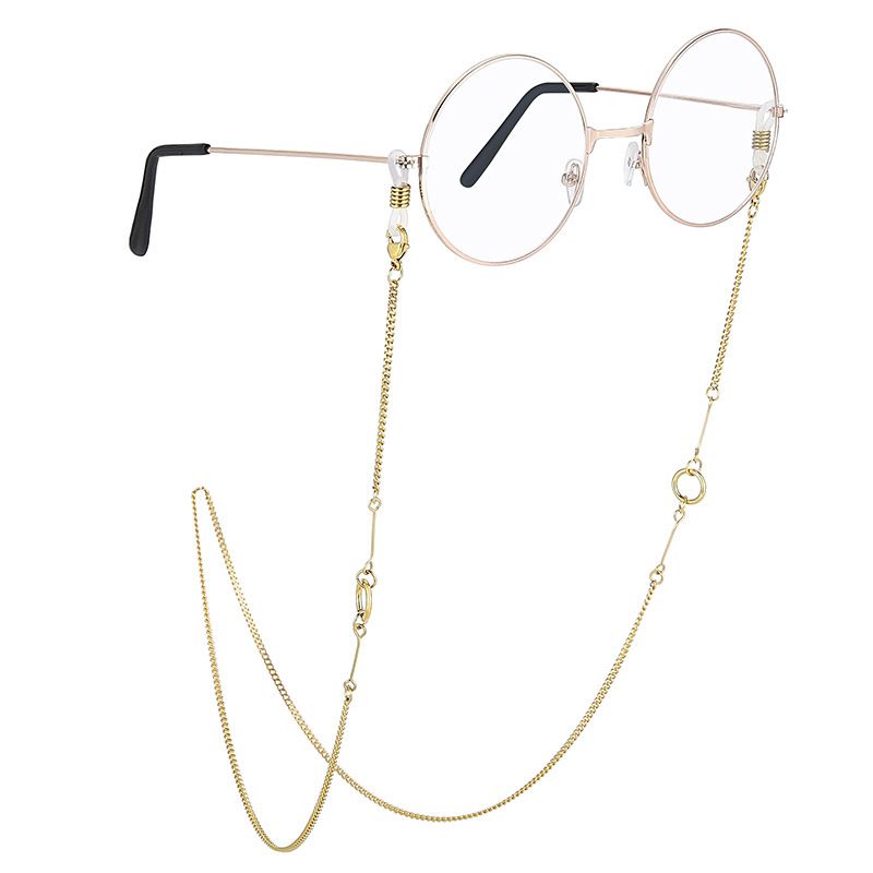 European And American Style Titanium Steel Anti-skid Chain Ring Pendant Glasses Chain Wholesale