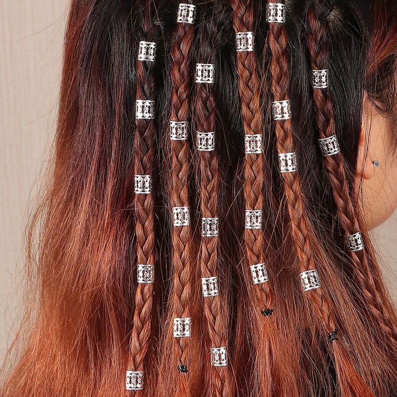 Dirty Braid Headdress Hair Extension Buckle Wig Jewelry Tube Twisted Braided Hair Ring