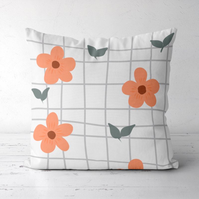 Floral Series Fashion Hugging Pillow Cover Fabric Sofa Cushion Cover Home Furnishing Pillow Case