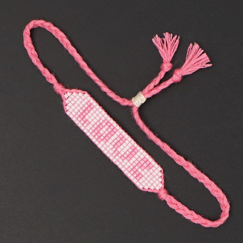 Simple Miyuki Beads Woven Letter Bracelet Bohemia Handmade Beaded Couple Bracelet Female