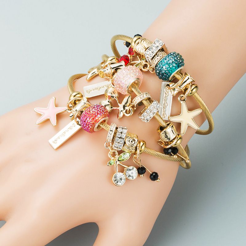 European And American Fashion Trend Personality Diy Accessories Pendant Bracelet