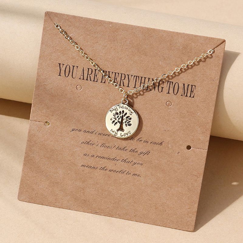 European And American Creative Tree Of Life Pendent Niche Necklace Wholesale