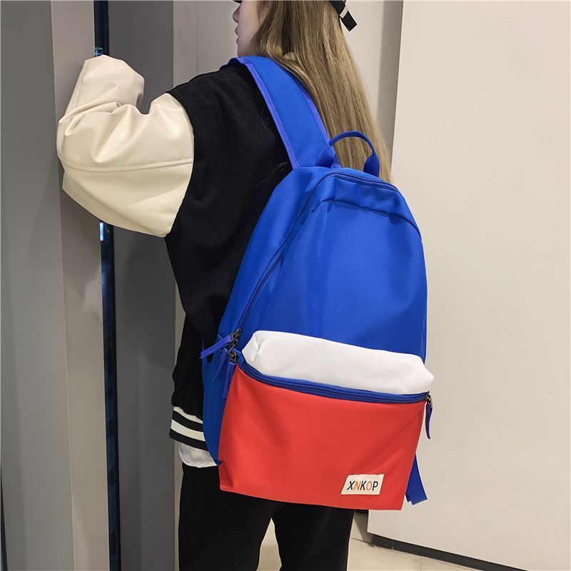New Backpack Casual Fashion Korean Students Campus Large-capacity School Bag
