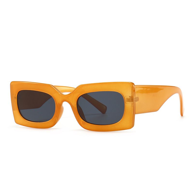 Cross-border Square Jelly Color Modern Fashion Fashion Catwalk Sunglasses