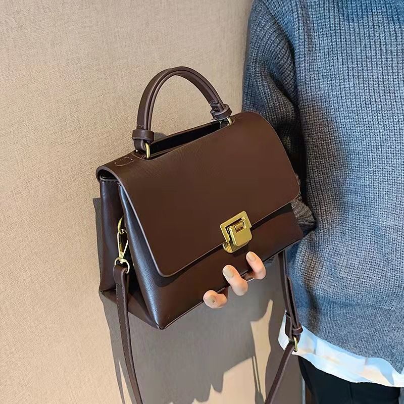 Retro Texture 2021 New Trendy Fashion Portable Shoulder Messenger Bag