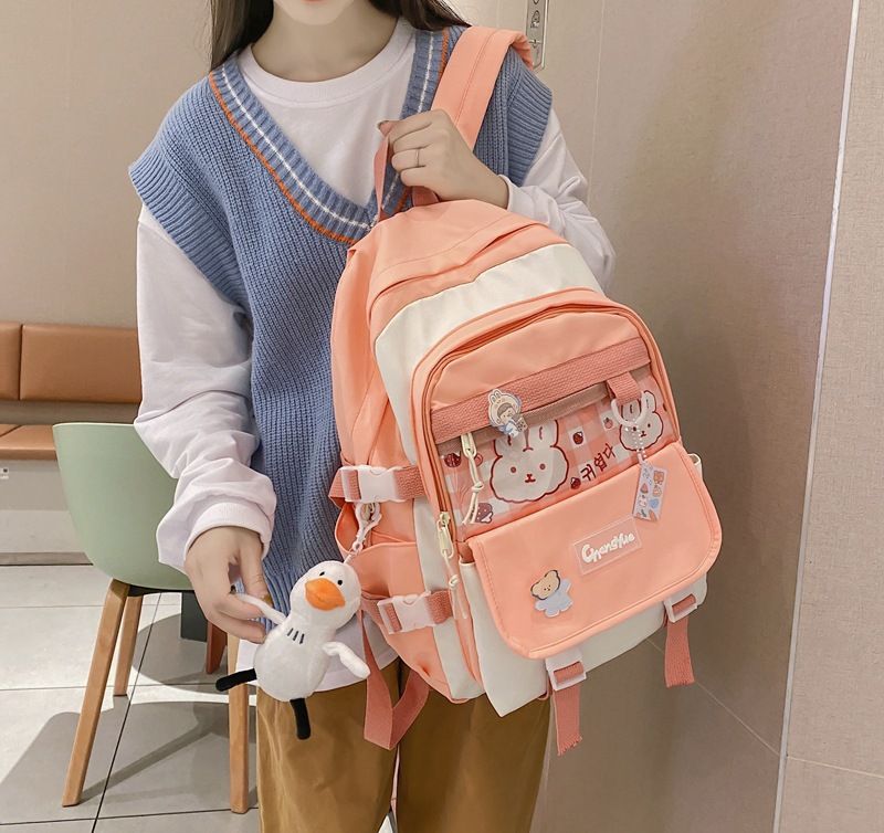 Simple Backpack Fashion Leisure Large-capacity Casual Backpack