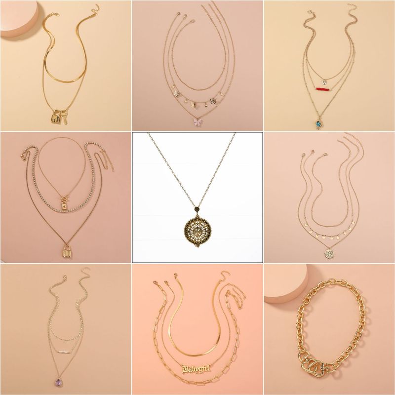 European And American Jewelry Fashion Long Multi-layered Necklace Jewelry Wholesale