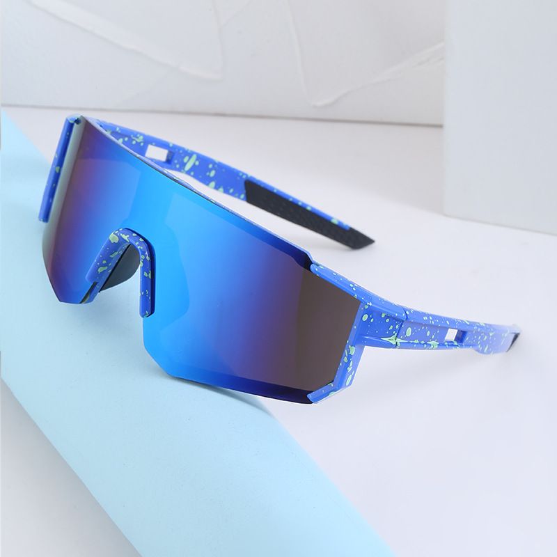 One-piece Bicycle Sunglasses Men Wholesale Colorful Outdoor Sports Cycling Sunglasses