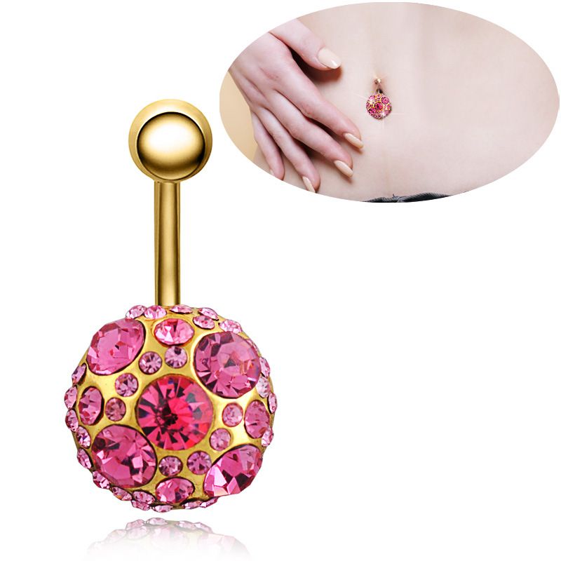 Fashion Diamond Belly Button Nail Belly Button Ring Wholesale