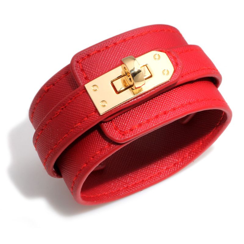 European And American Fashion Wide Leather Bracelet Wholesale