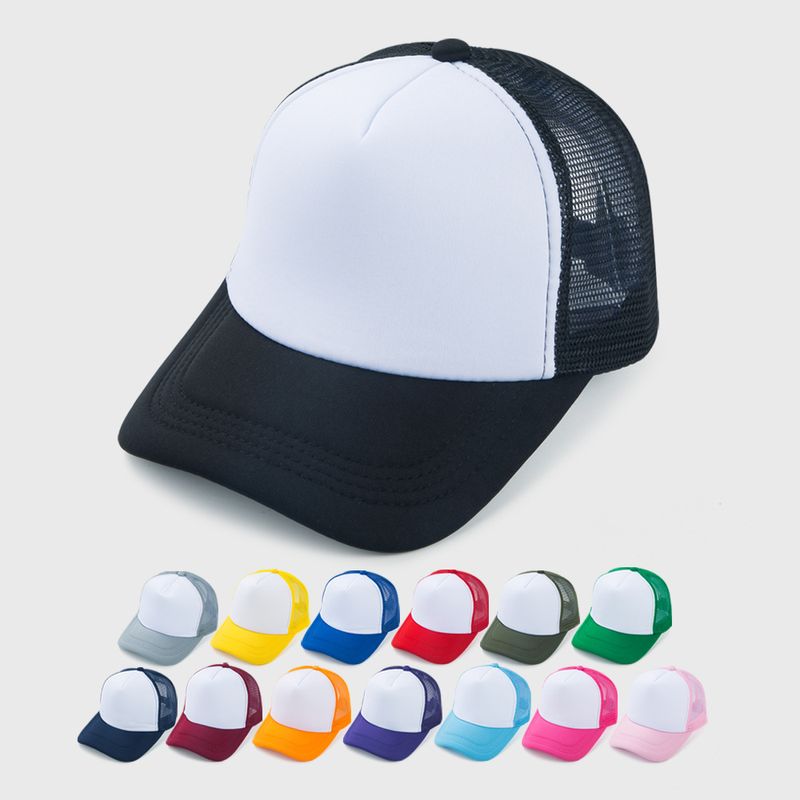 Gezeiten Baseball Schwamm Solid Color Fashion Sonnenblende Cap