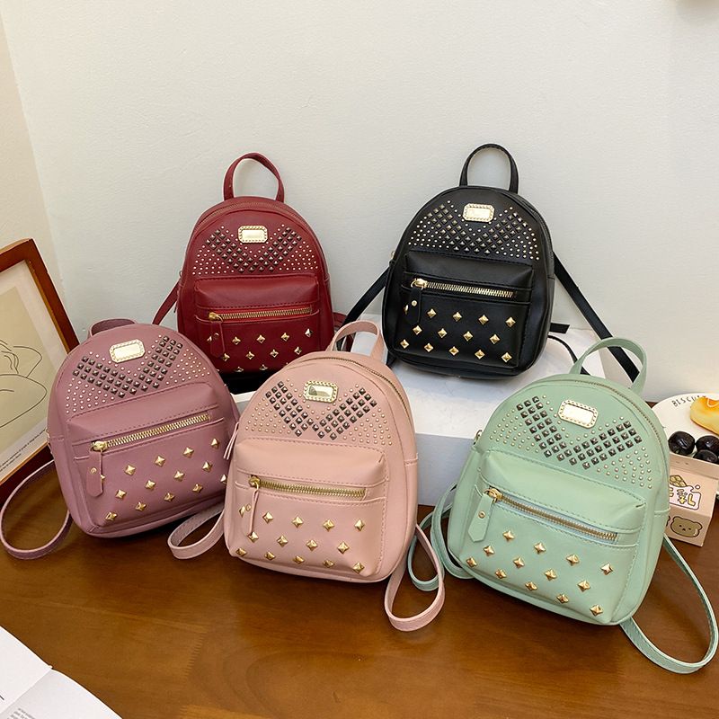 Women's Bags New Zipper Bags Fashion Korean Style Small Bags Backpacks