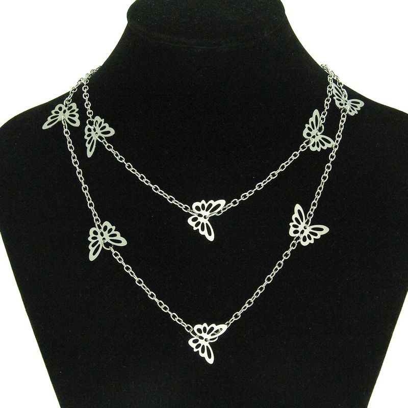 Wholesale Jewelry Simple Style Geometric Alloy Iron Necklace