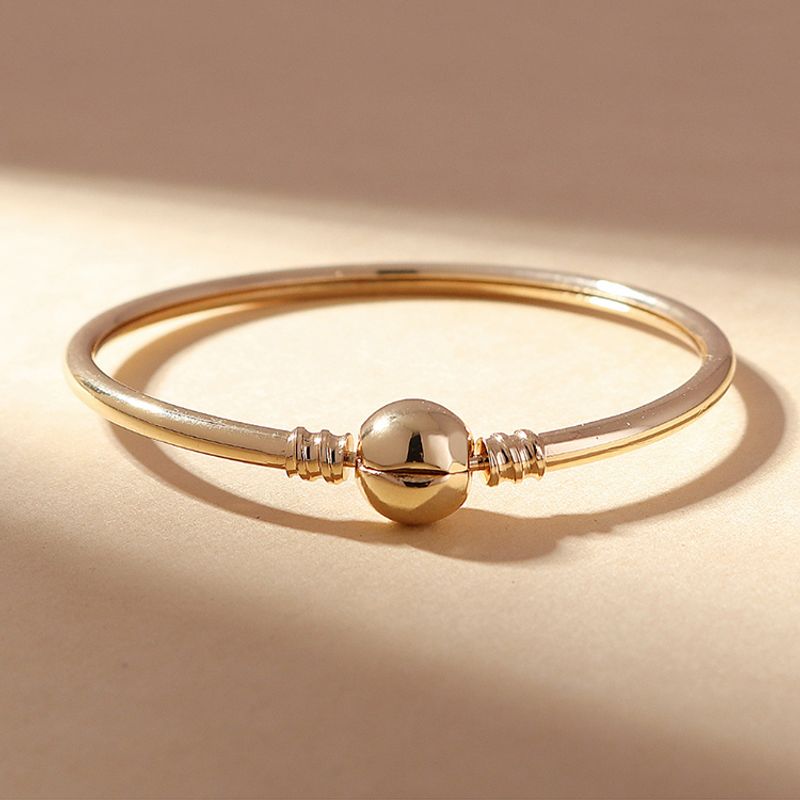 European And American Simple Small Ball Creative Copper ​bracelet