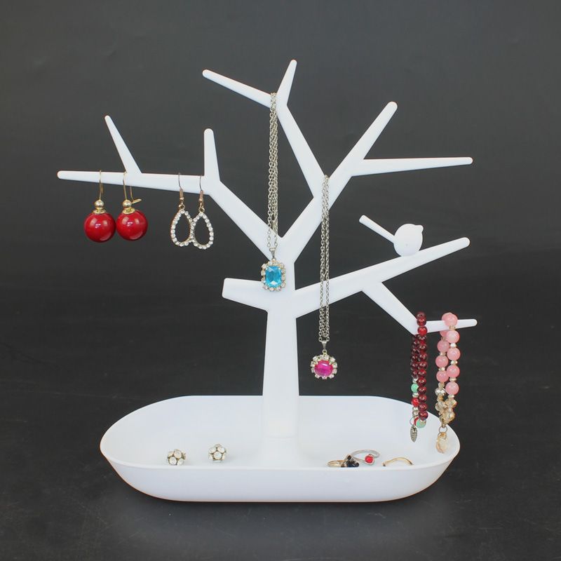 Jewelry Stand Necklace Earrings Shelf Storage Rack Display Stand