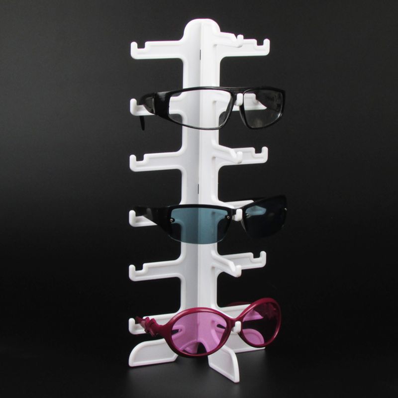 Jewelry Shelf Plastic 6 Six Desktop Display Storage Sunglasses Stand