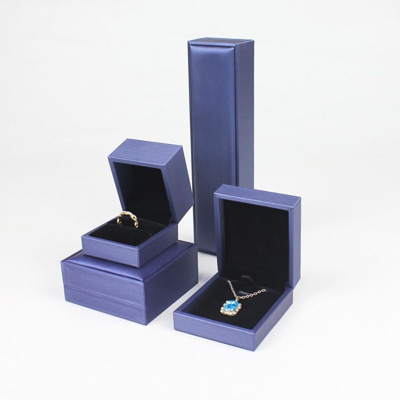 صندوق تغليف المجوهرات تخزين مجوهرات اكسسوارات بو الجلود هدية صندوق صغير