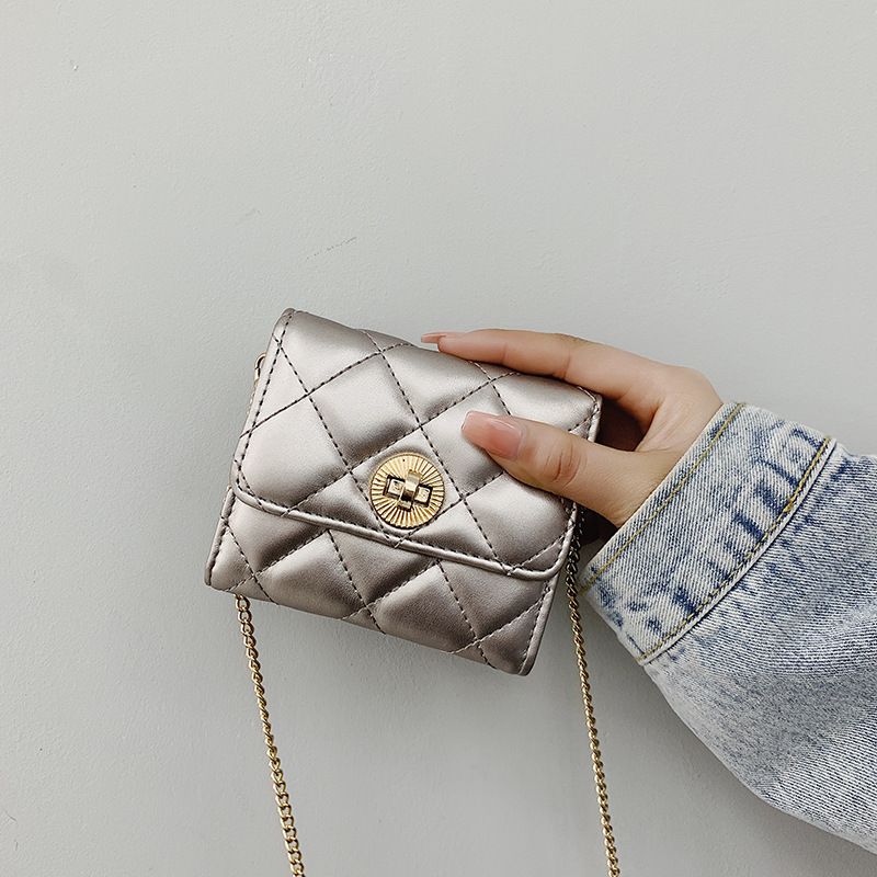 New Shoulder Small Bag Simple Mini Coin Bag Card Holder Fashion Diagonal Chain Bag Wholesale