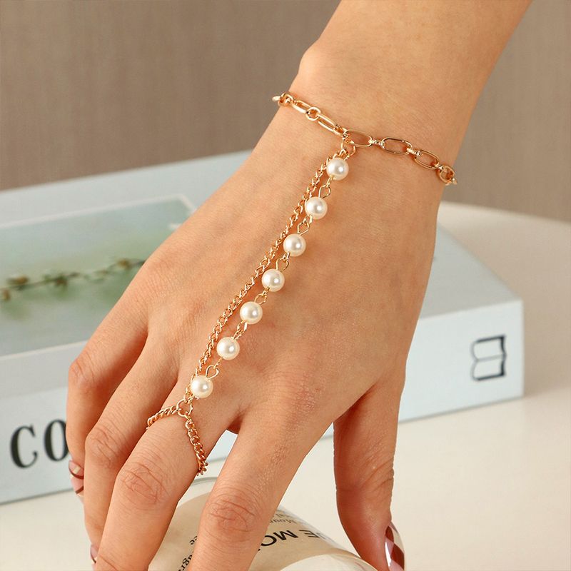 Bijoux De Bracelet Créatif De Chaîne De Perles Simples De Bohème Européenne Et Américaine